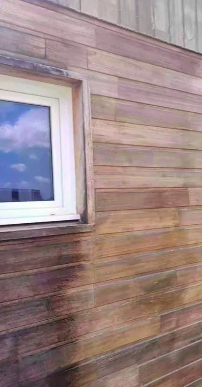Ravalement façade bois