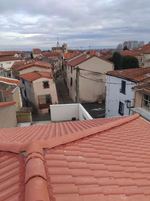 Vue toiture Riom centre