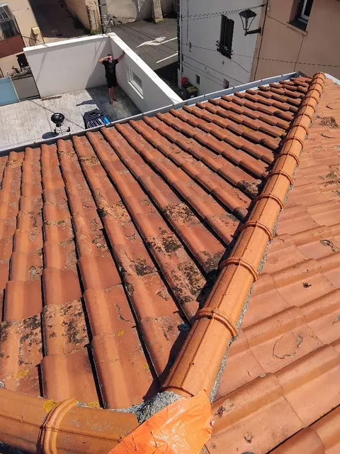 Toiture vue hauteur