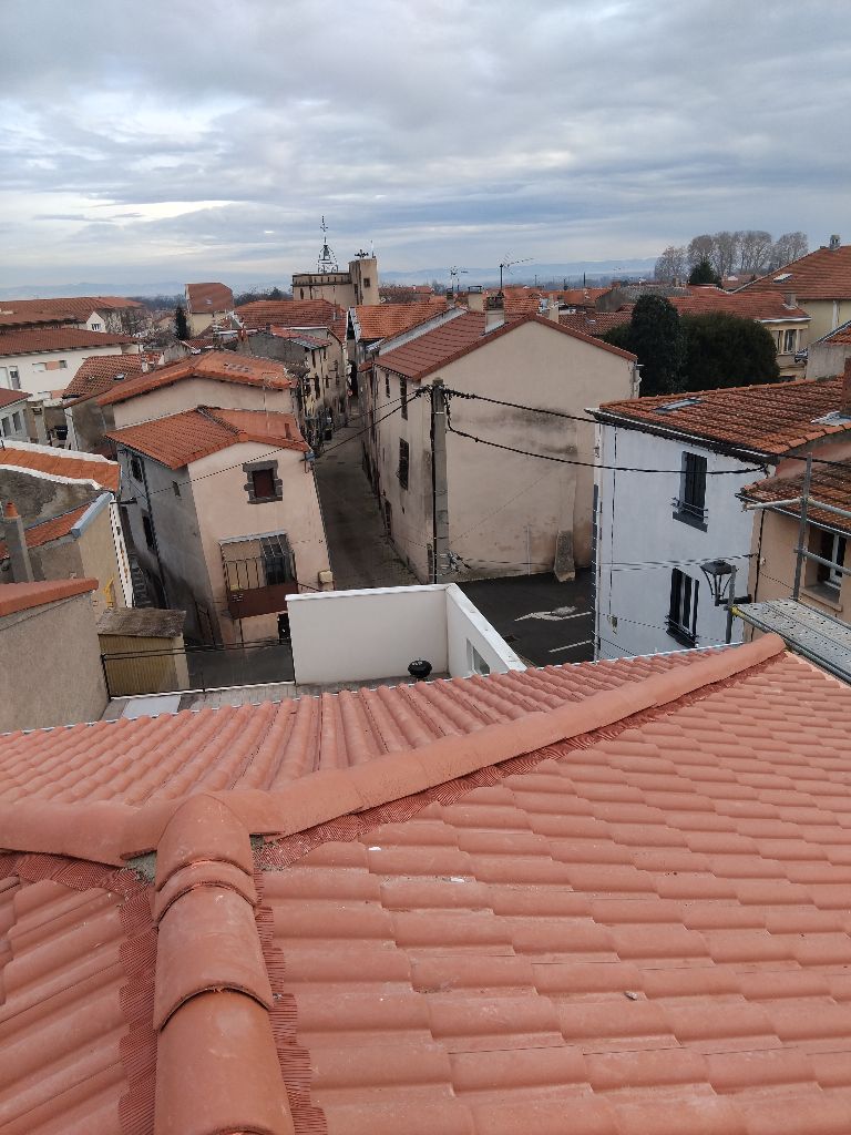 Vue toiture Riom centre